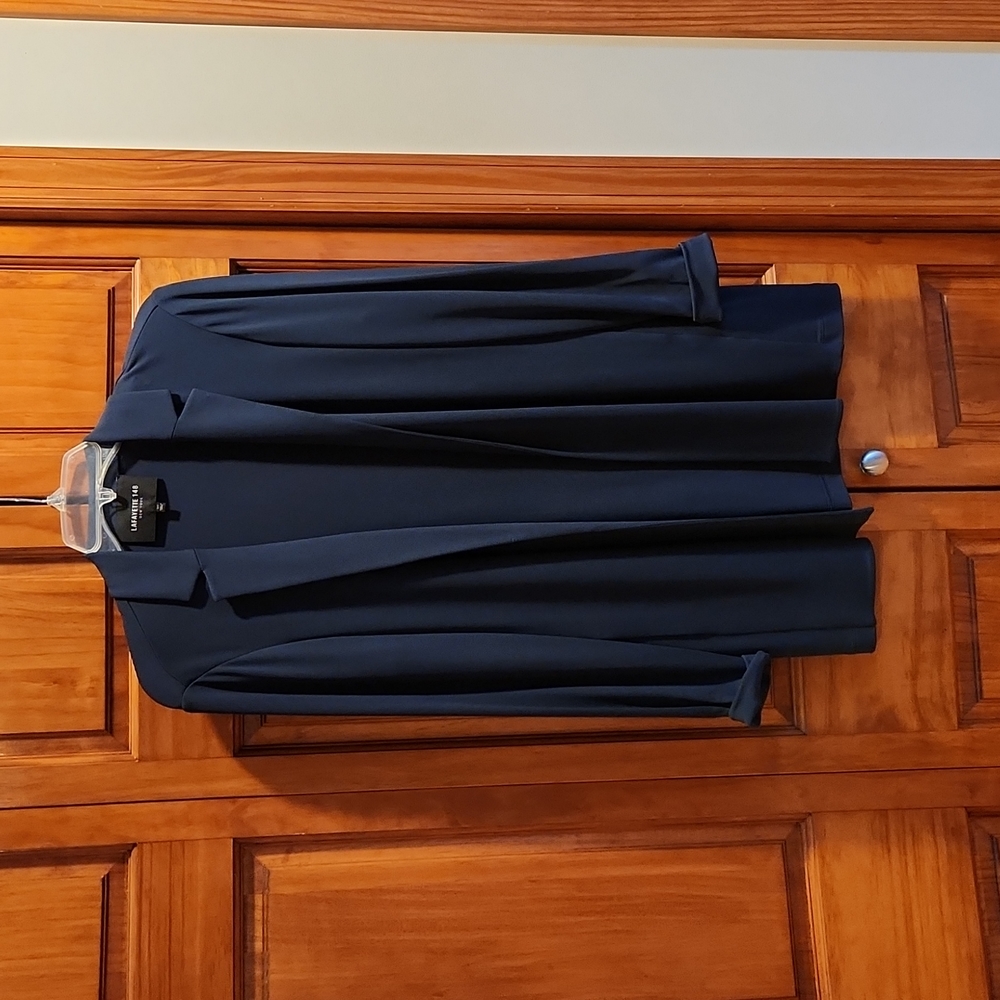 Lafayette 148 open front blazer cardigan